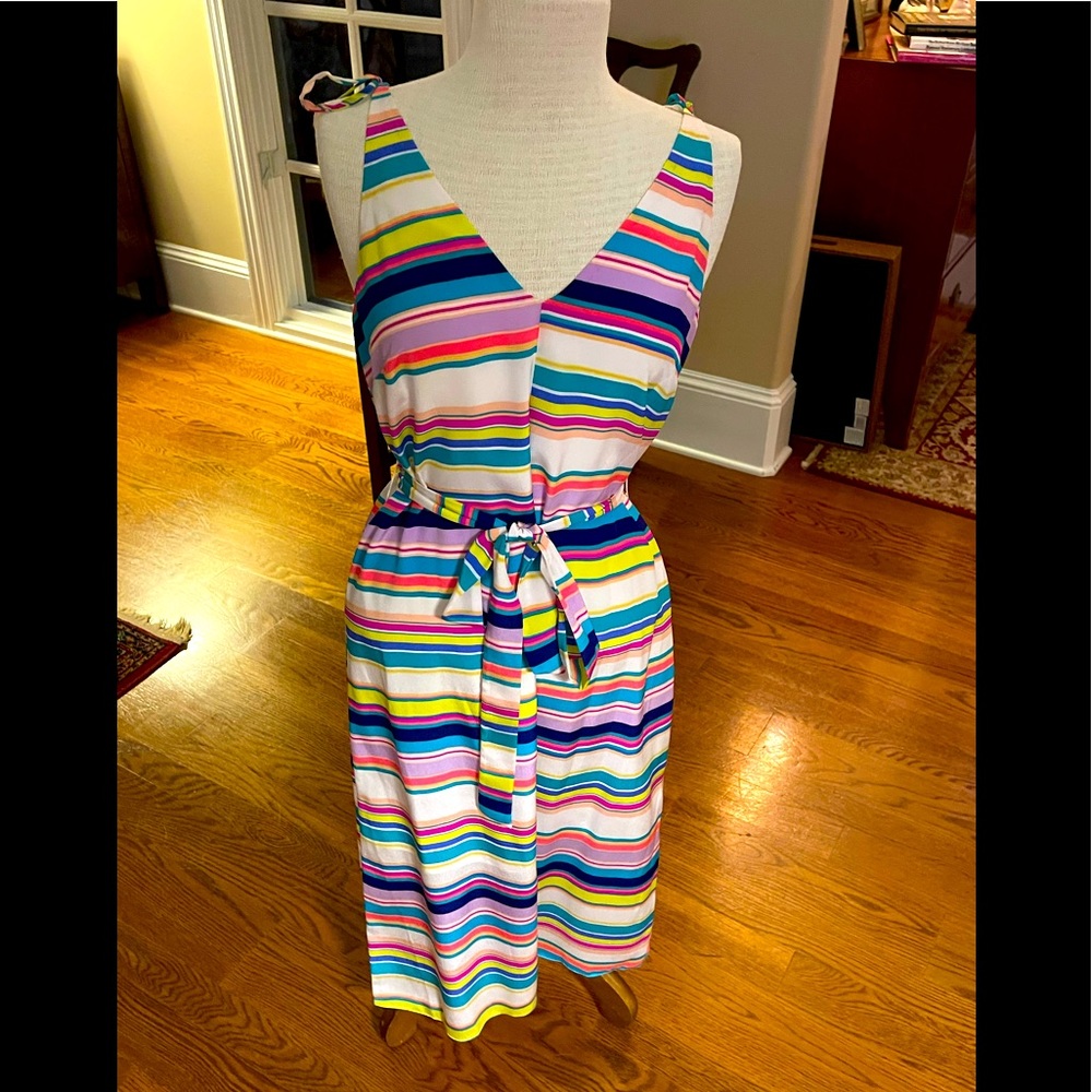 Alice & Trixie NWT Multistriped Midi Dress-S